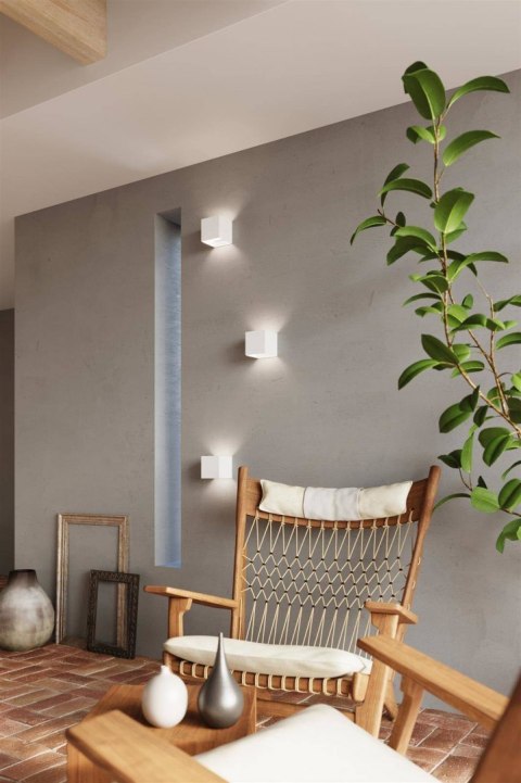 Sollux Lampa Kinkiet LUCA biały LED IP54