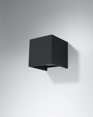 Sollux Lighting Kinkiet LUCA czarny LED IP54