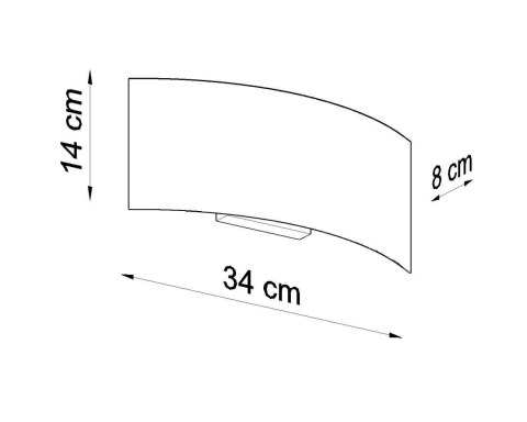 Sollux Lampa Kinkiet MAGNUS biały