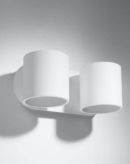 Sollux Lighting Kinkiet ORBIS 2 biały