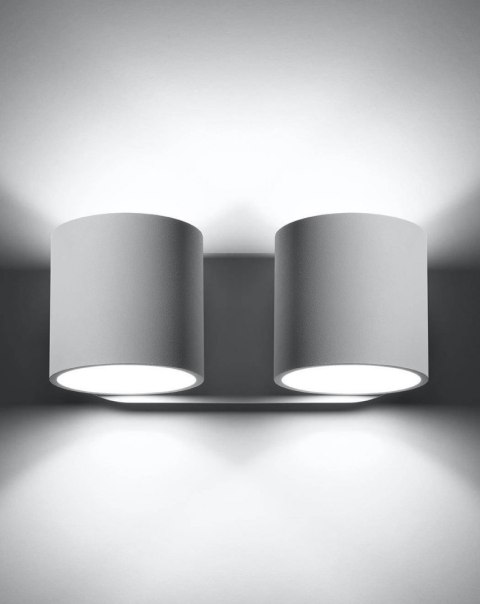 Sollux Lampa Kinkiet ORBIS 2 biały