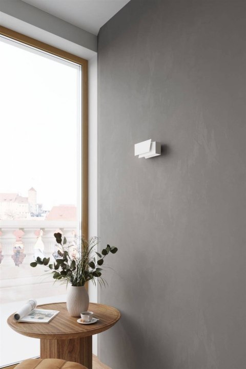 Sollux Lampa Kinkiet PIEGARE biały