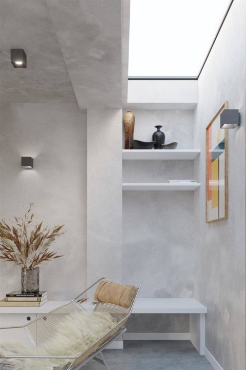 Sollux Lampa Kinkiet QUAD 1 antracyt