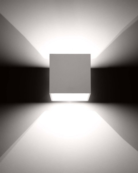 Sollux Lampa Kinkiet QUAD 1 biały