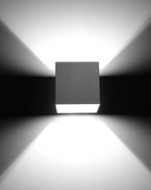 Sollux Lampa Kinkiet QUAD 1 szary