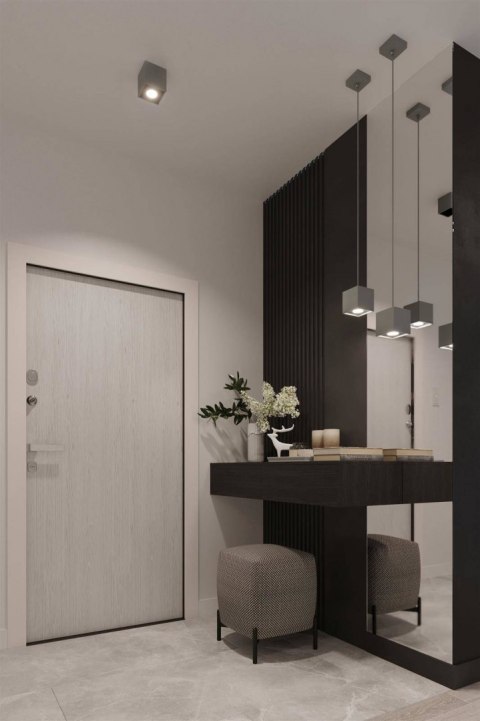 Sollux Lampa Kinkiet QUAD 1 szary