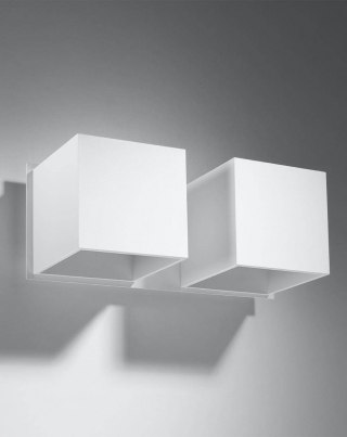 Sollux Lampa Kinkiet QUAD 2 biały