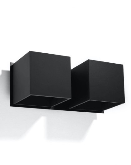 Sollux Lighting Kinkiet QUAD 2 czarny