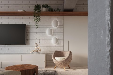 Sollux Lampa Kinkiet SENSES biały