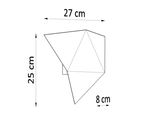 Sollux Lampa Kinkiet SOLIDO biały