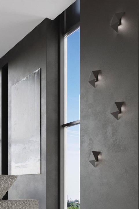 Sollux Lampa Kinkiet SOLIDO czarny