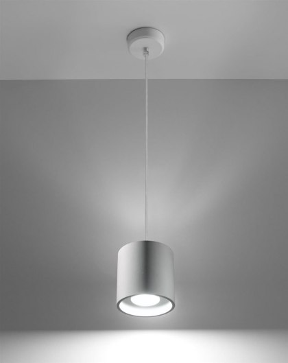 Sollux Lighting Lampa wisząca ORBIS 1 biały