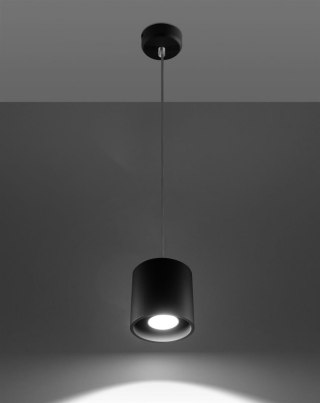 Sollux Lighting Lampa wisząca ORBIS 1 czarny