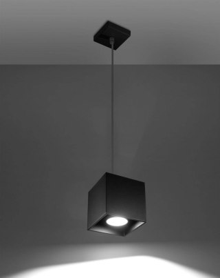 Sollux Lampa wisząca QUAD 1 czarny