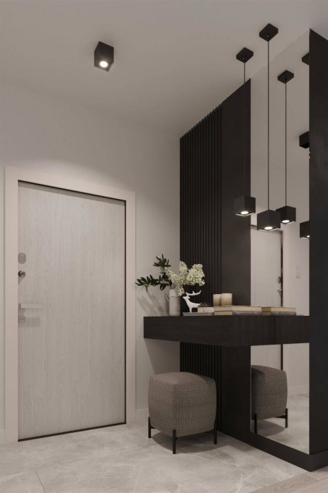 Sollux Lampa wisząca QUAD 1 czarny