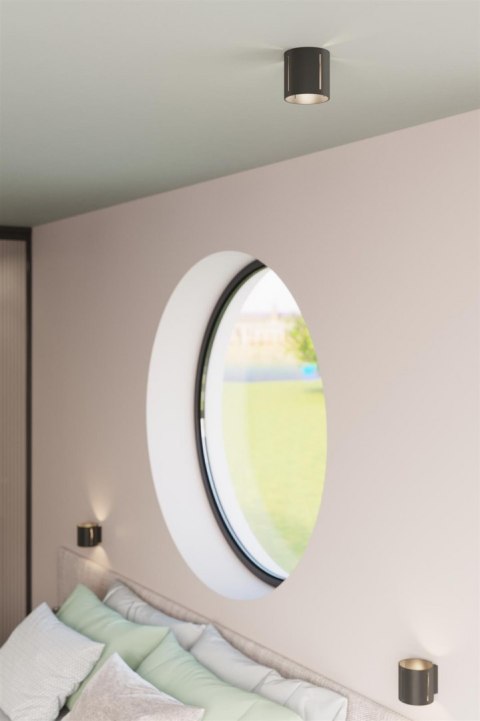 Sollux Lampa Plafon INEZ czarny