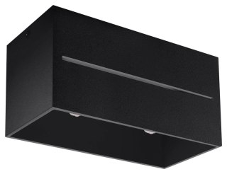Sollux Lighting Plafon LOBO MAXI czarny