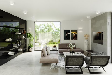 Sollux Lampa Plafon LOBO biały