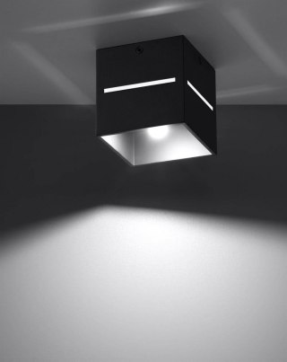 Sollux Lampa Plafon LOBO czarny