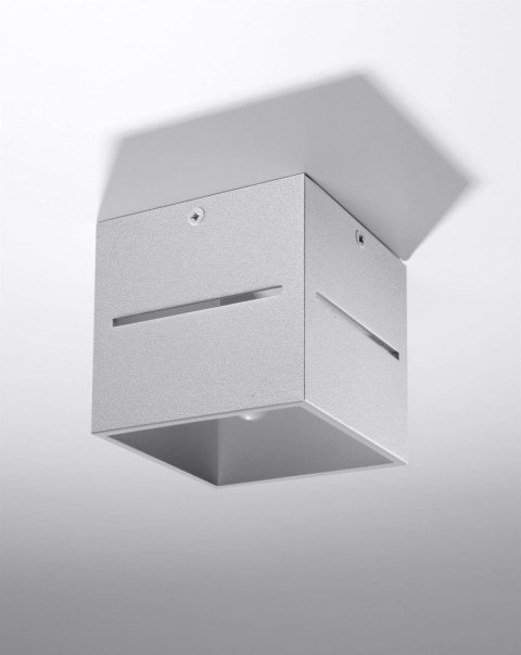 Sollux Lampa Plafon LOBO szary