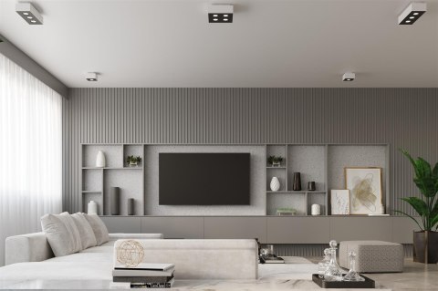 Sollux Lampa Plafon MONO 1 biały