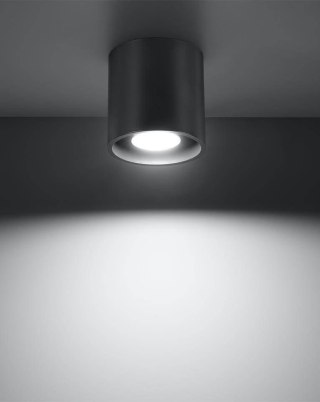 Sollux Lampa Plafon ORBIS 1 antracyt
