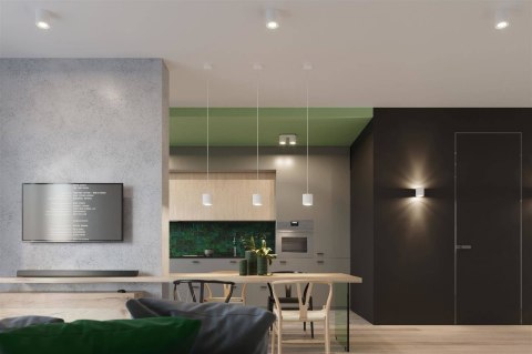 Sollux Lampa Plafon ORBIS 1 biały