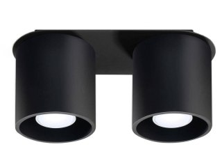 Sollux Lighting Plafon ORBIS 2 czarny