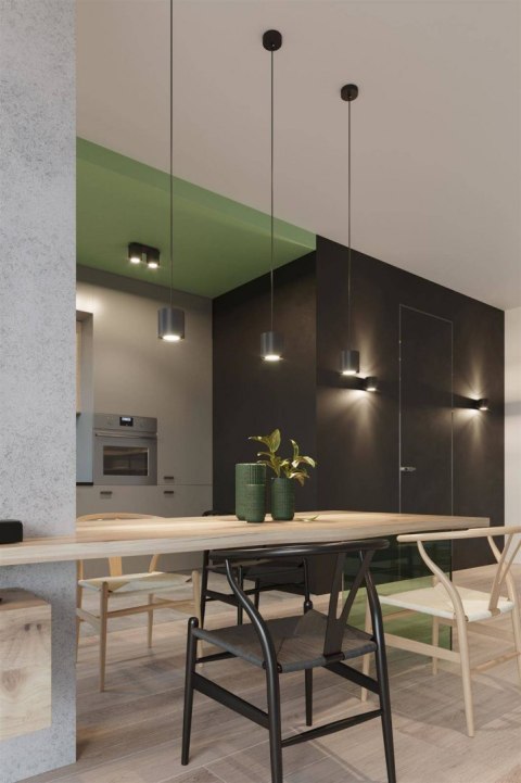 Sollux Lampa Plafon ORBIS 2 czarny