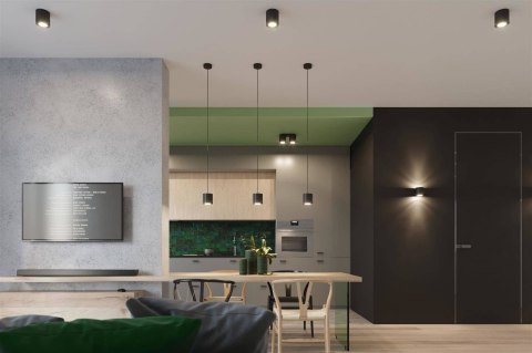 Sollux Lampa Plafon ORBIS 2 czarny