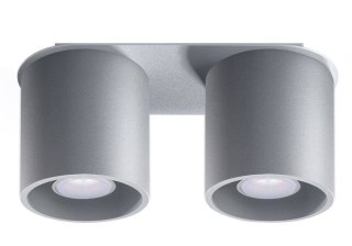 Sollux Lighting Plafon ORBIS 2 szary