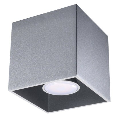 Sollux Lighting Plafon QUAD 1 szary