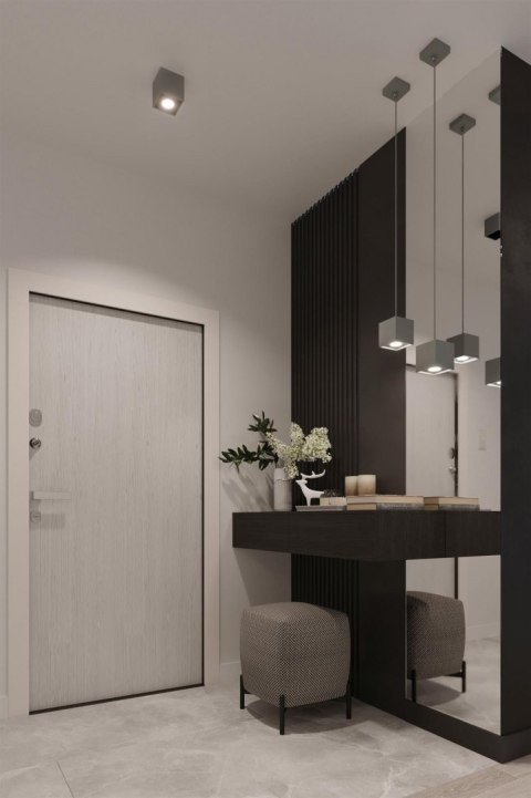 Sollux Lampa Plafon QUAD 2 szary