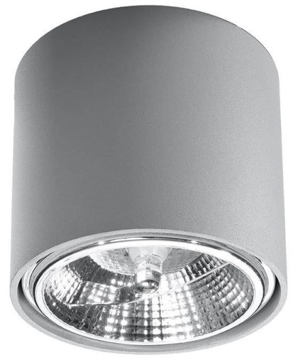 Sollux Lighting Plafon TIUBE szary