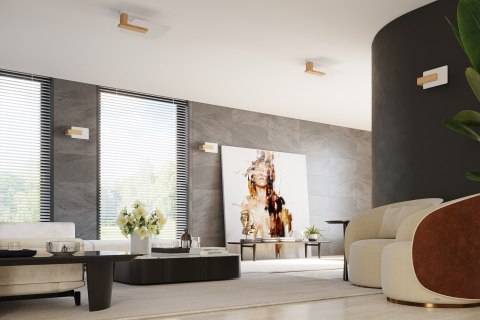 Sollux Lampa Kinkiet LAPPO naturlane drewno