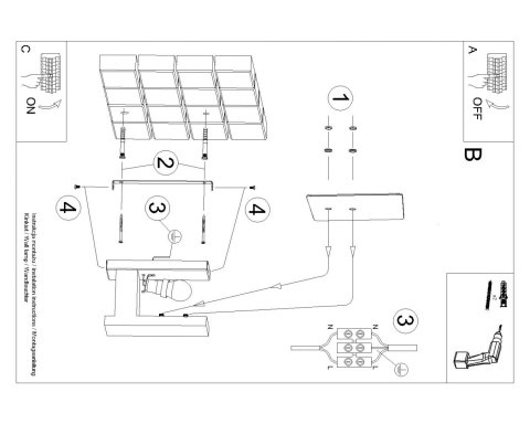Sollux Lampa Kinkiet LAPPO wenge