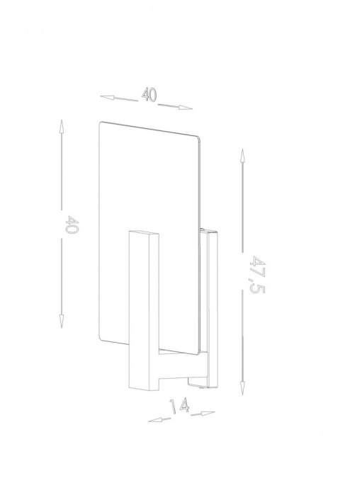 Sollux Lampa Plafon LAPPO biały