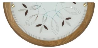Półplafon drewno dąb lampa ścienna Rustica 11-12760