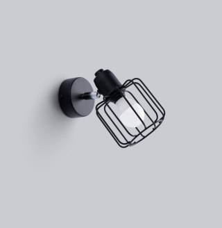 Sollux Lampa Kinkiet BELUCI 1 czarny