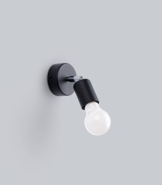 Sollux Lampa Kinkiet FORNES 1 czarny