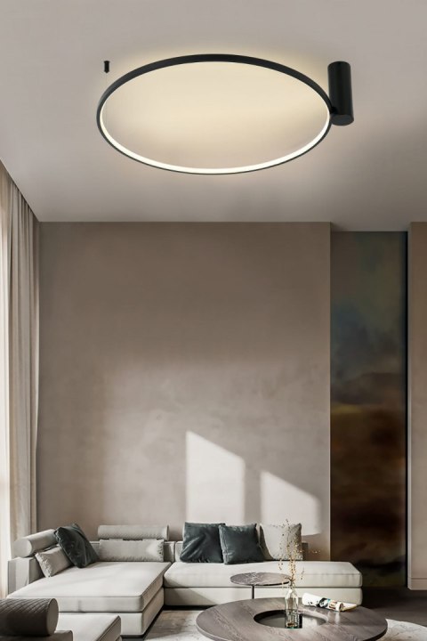 Plafon Ring S 3000K 1xLED czarny LP-909/1C S BK