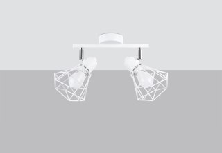 Sollux Lampa Plafon ARTEMIS 2 biały