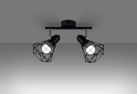 Sollux Lampa Plafon ARTEMIS 2 czarny