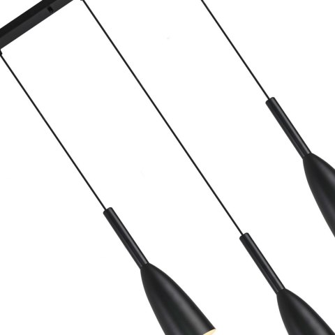 Lampa wisząca Solin 3 czarna 3xE27 Light Prestige