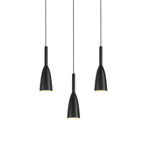 Lampa wisząca Solin 3 czarna 3xE27 Light Prestige