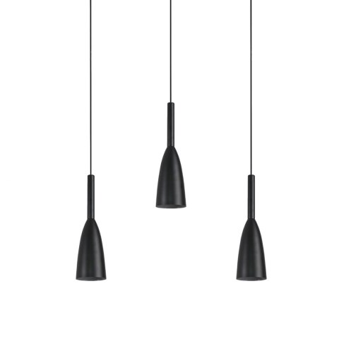 Lampa wisząca Solin 3 czarna 3xE27 Light Prestige