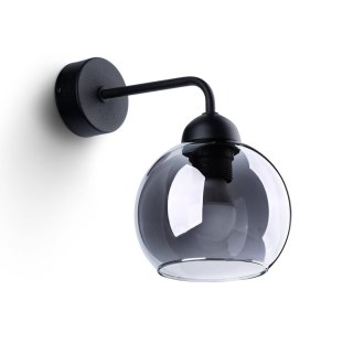 Sollux Lampa Kinkiet ALINO 1 czarny