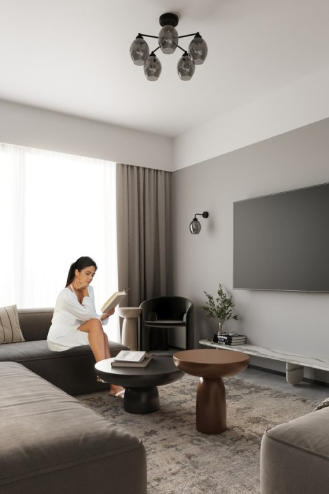 Sollux Lampa Kinkiet FILLAN 1 czarny