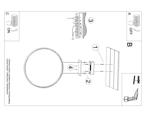 Lampa wisząca RIO 55 złota LED 3000K