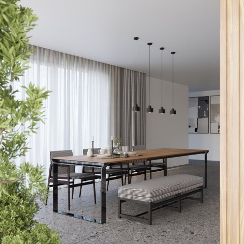 Sollux Lampa wisząca SAVAR 1 czarna